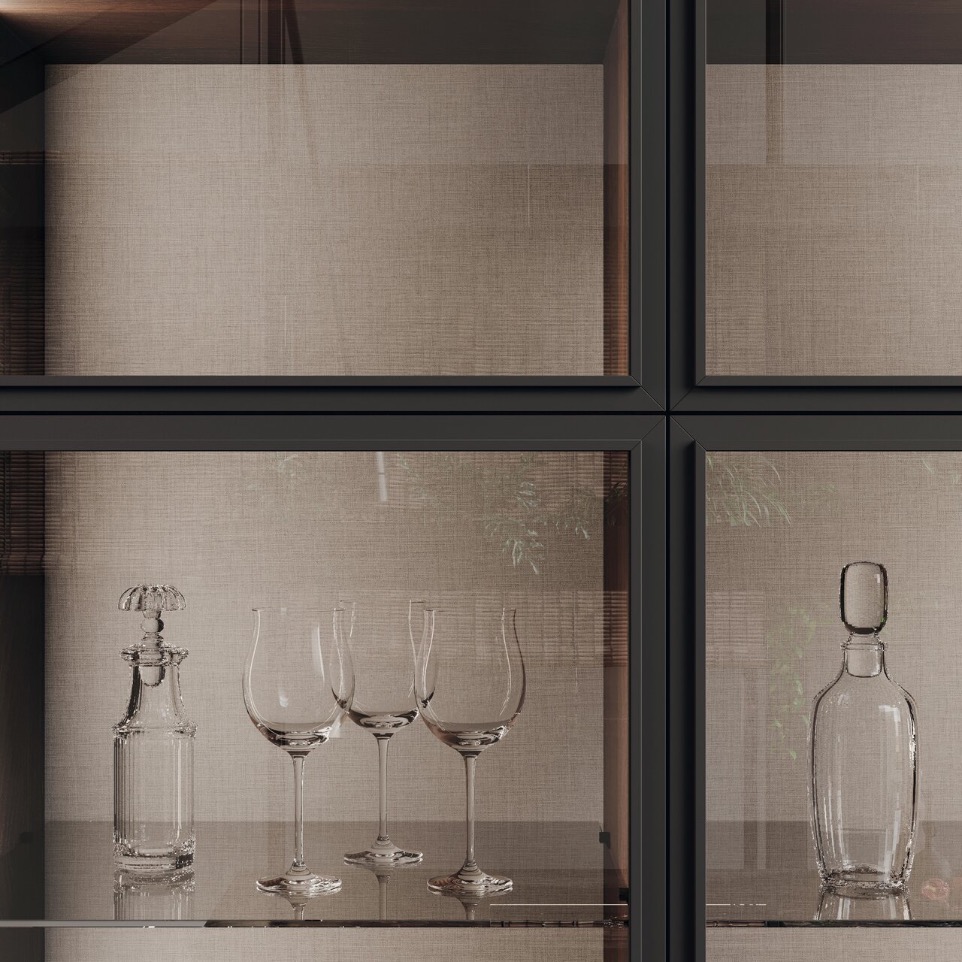 Détail Vitrine cuisine 